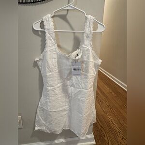 Princess Polly White Lace Detail Dress